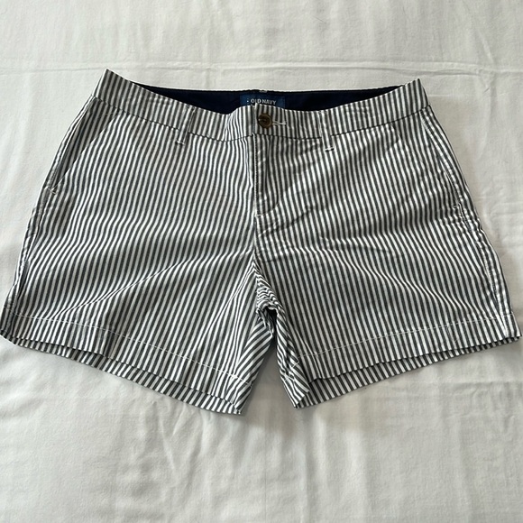 Old Navy Pants - Old Navy White/Navy Striped Everyday Shorts